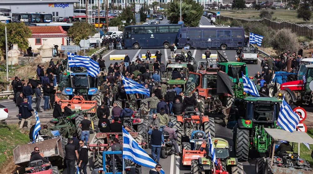 Nasilają się protesty rolników w Grecji