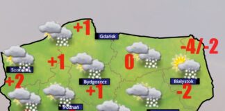 Pogoda 1 styczeń