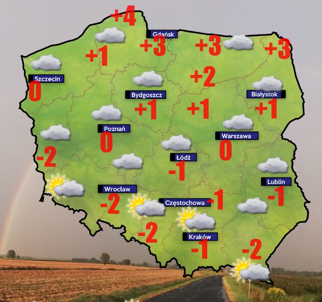 Pogoda 26 grudnia- ocieplenie a potem ochłodzenie