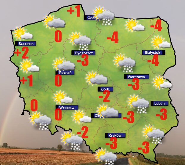 Pogoda 31 grudnia- kilka powiatów odciętych od świata