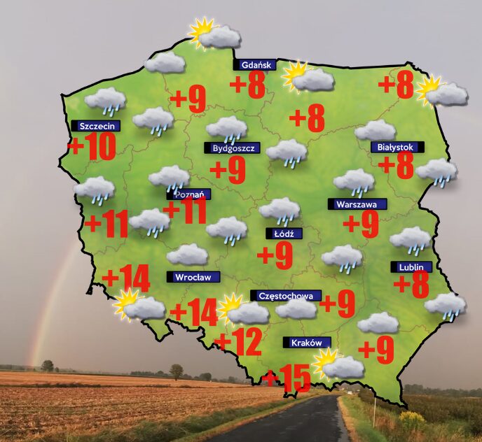 +15 stopni 9 grudnia pokażą termometry w Nowym Sączu i Legnicy