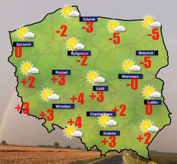 Pogoda 21 stycznia- odwilż na południu i w centrum kraju