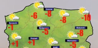 Pogoda 22 stycznia- ochłodzenie/ ocieplenie i znów ochłodzenie Pogoda 22 stycznia