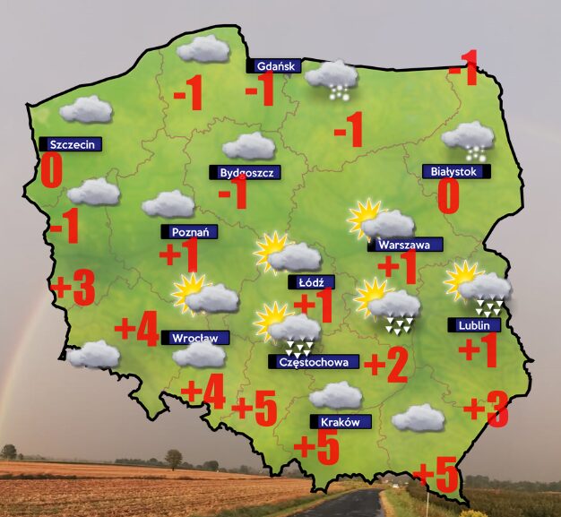 Pogoda- w niedzielę choćby -20 stopni
