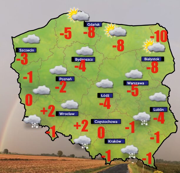 Pogoda 30 stycznia- mróz zacznie się nasilać