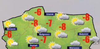 Pogoda 8 stycznia