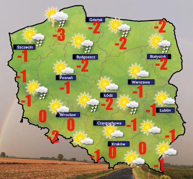 Pogoda 4 stycznia- silny wiatr, zawieje i zamiecie 1 Pogoda 4 stycznia