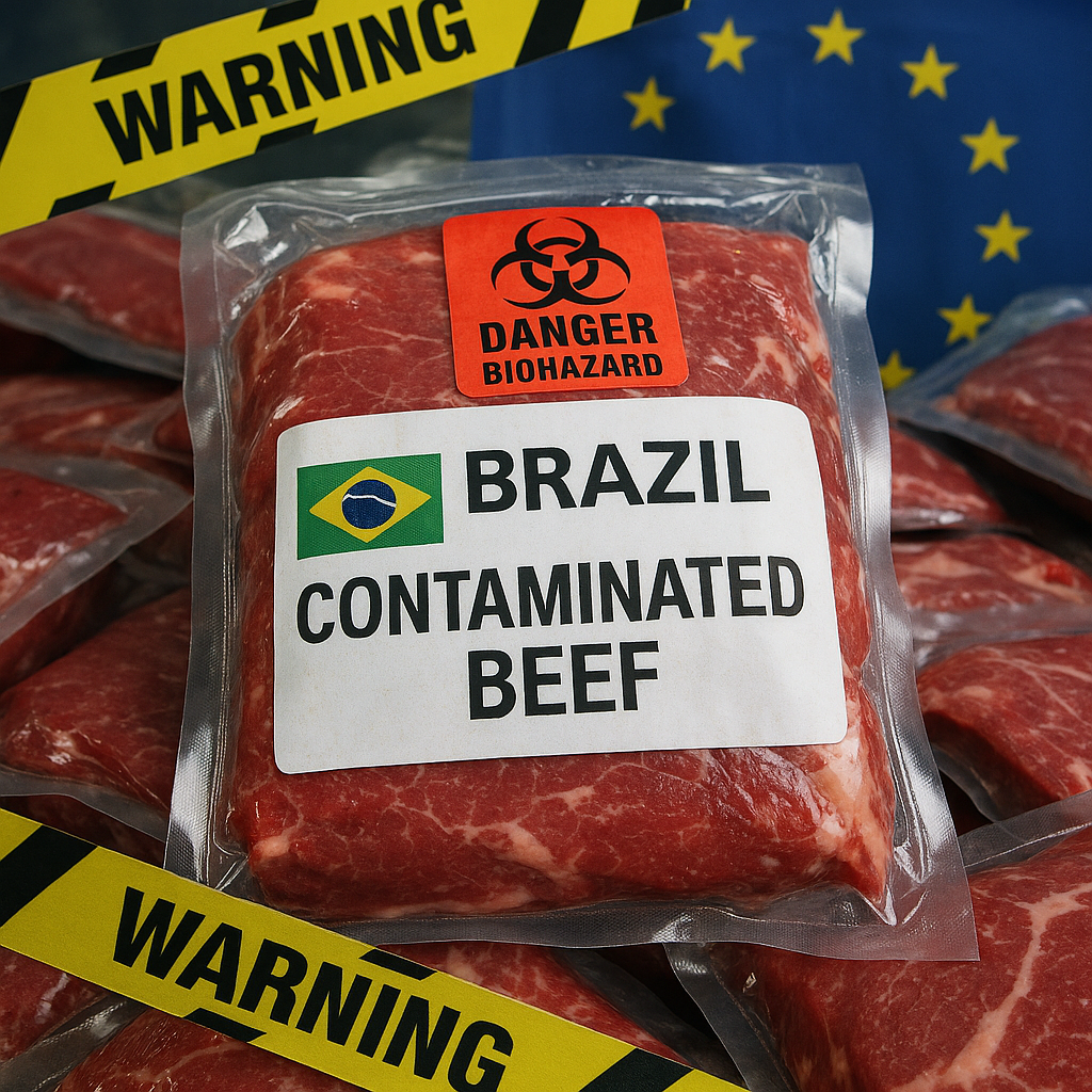 Skażona wołowina z Brazylii trafiła na unijne talerze. Przeciwnicy umowy z Mercosur dostali miażdżące argumenty