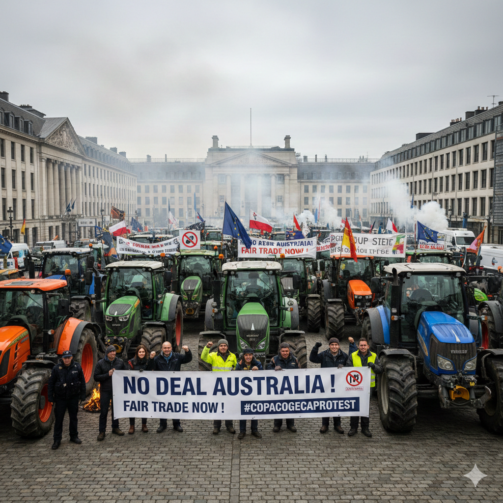 Umowa handlowa UE-Australia: Rolnicy obawiają się powtórki z Mercosuru