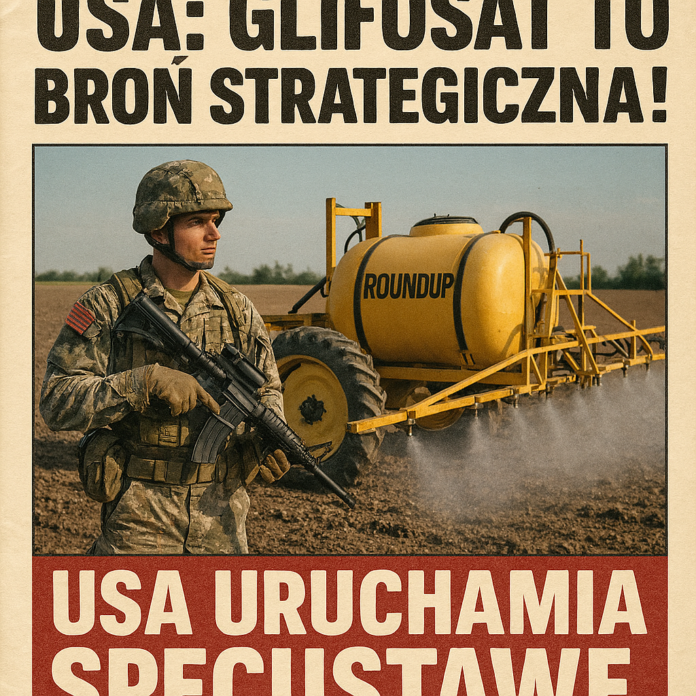 Glifosat to broń strategiczna w USA
