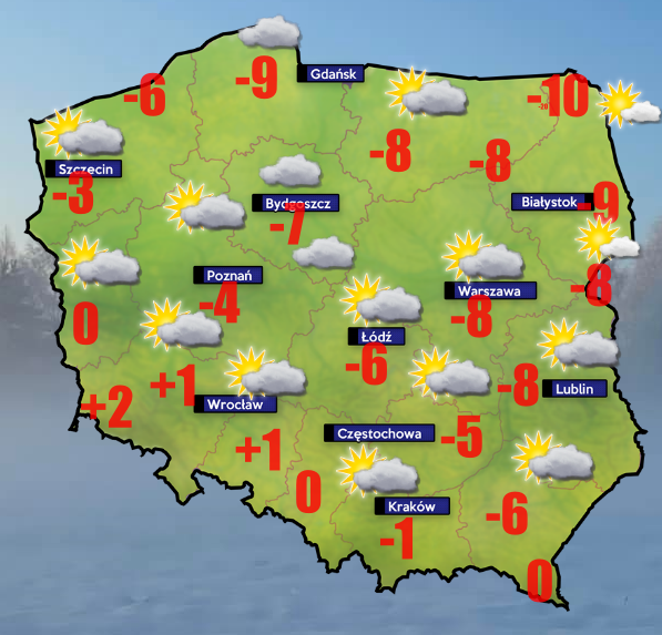 Pogoda- 9 luty. Za kilka dni choćby +13 stopni