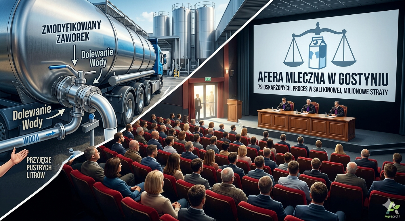Afera mleczna w Gostyniu: Druga rozprawa w sali kinowej i pierwsze wyroki!