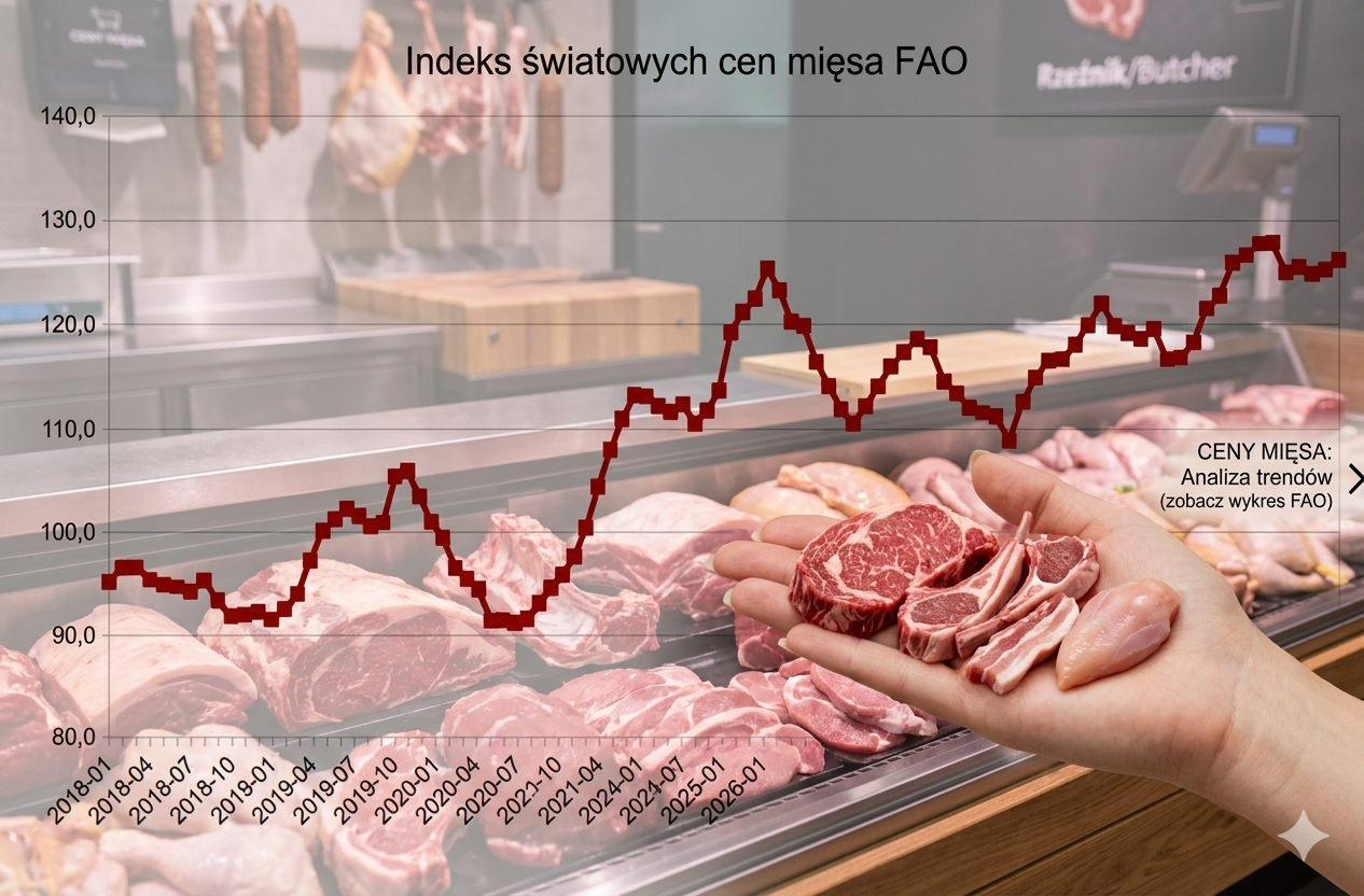 Rekordowe ceny mięsa na świecie, ale w Polsce rolnicy liczą straty. Wieprzowina mocno w dół