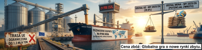 Cena zbóż a drastyczny spadek importu pszenicy z Ukrainy do UE