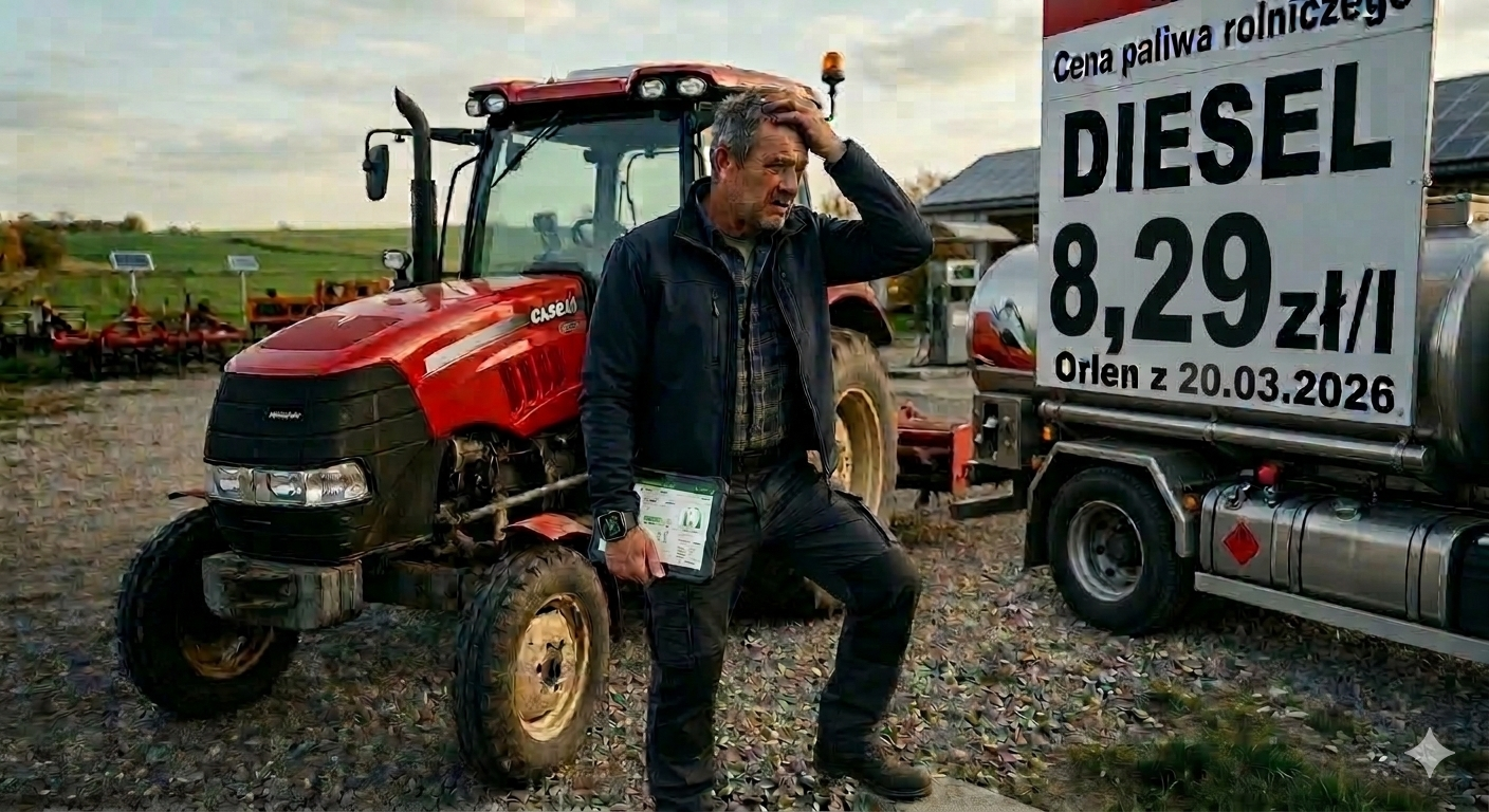 Rekordowa cena diesla w hurcie dobija rentowność siewów