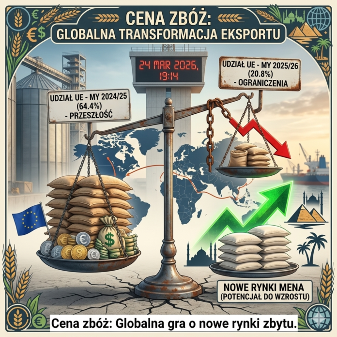 Cena zbóż w kontekście zmian ukraińskiego eksportu