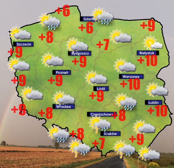 Pogoda- susza atmosferyczna rozpocznie się w większości Polski