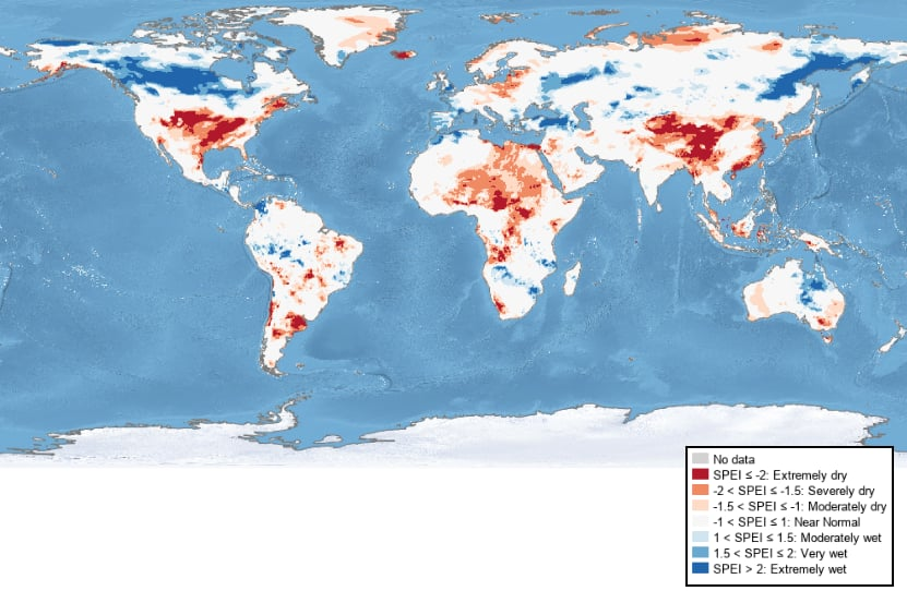 Susza 2026- analiza sytuacji w Europie, USA i na świecie 4