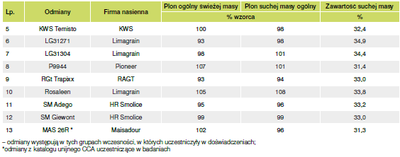 Odmiany kukurydzy na kiszonkę – w KR 317 kreacji. Sprawdź jaką wybrać! 6 SM Zadra