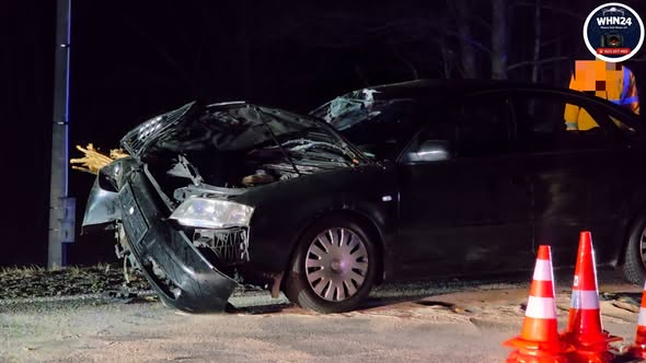 Wypadek samochodu osobowego z ciągnikiem rolniczym- śmierć 11 latki