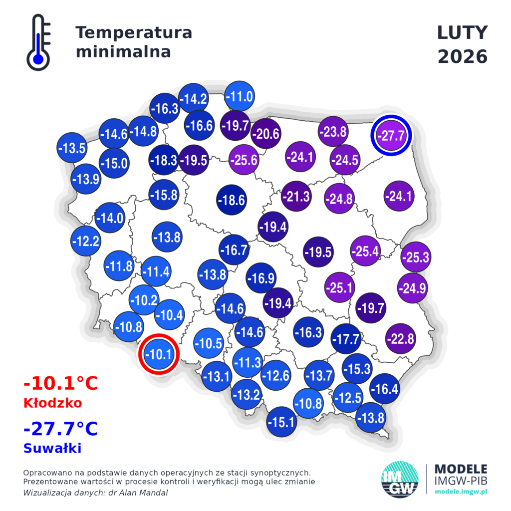 Luty 2026- podsumowanie pogody. Czy w marcu wróci zima? 8