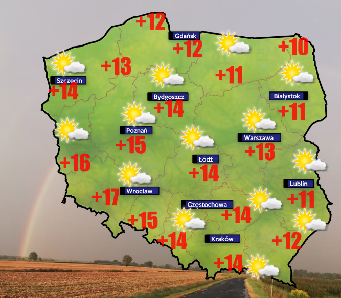 Pogoda 7 marca- bezwietrznie, słonecznie i ciepło