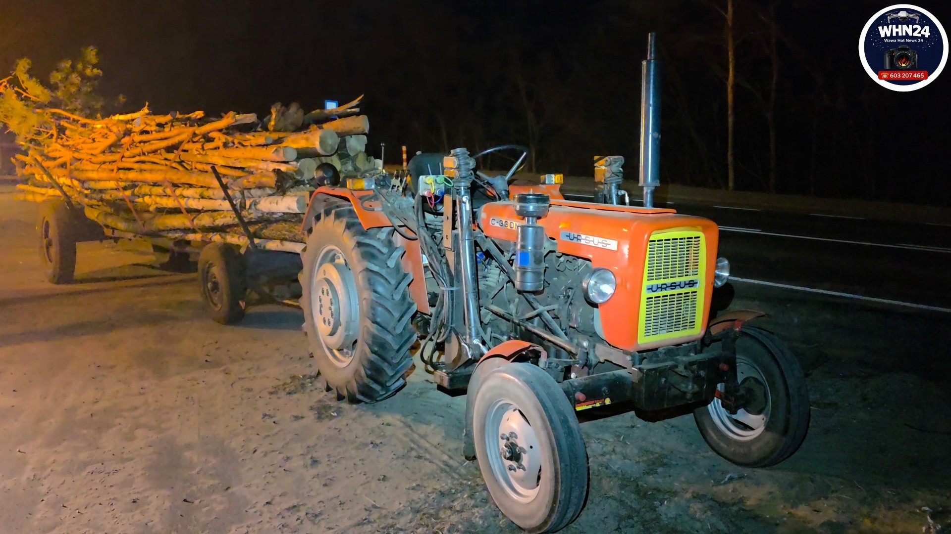 Wypadek samochodu osobowego z ciągnikiem rolniczym- śmierć 11 latki