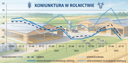 GUS - koniunktura w rolnictwie w grudniu 2025