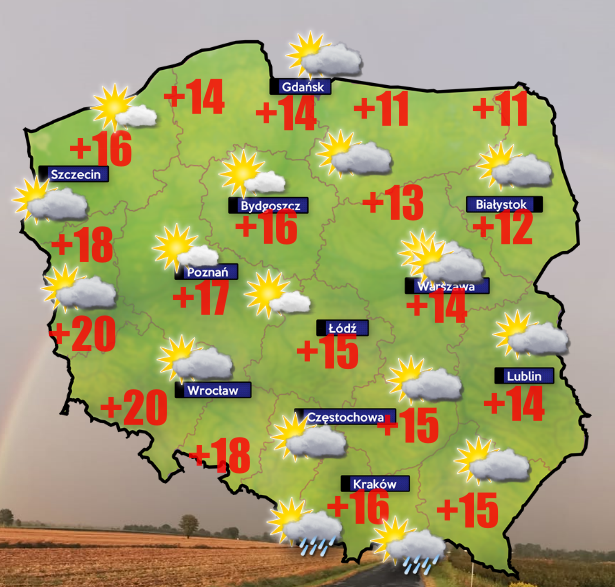 Pogoda 17 kwietnia