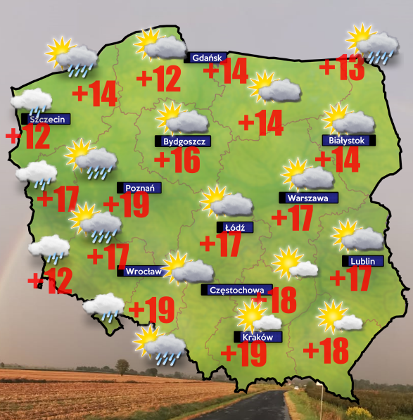 Pogoda 19 kwietnia