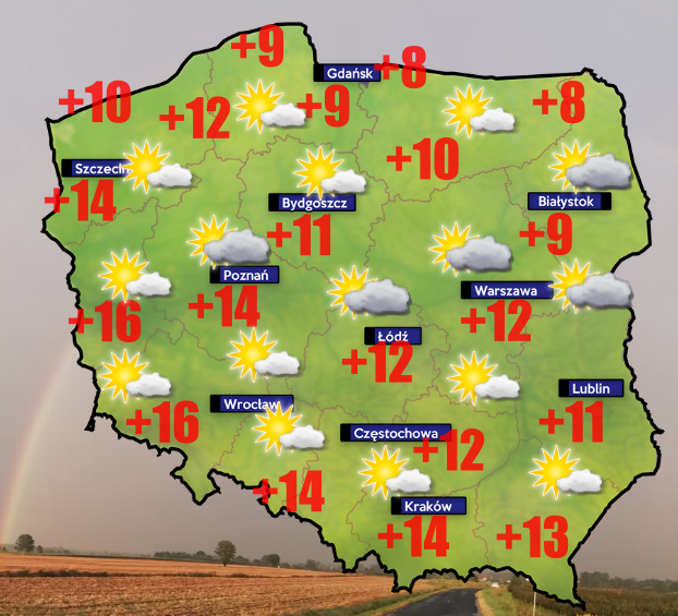 Pogoda- do -4 stopni w Mławie, Płocku, Kozienicach