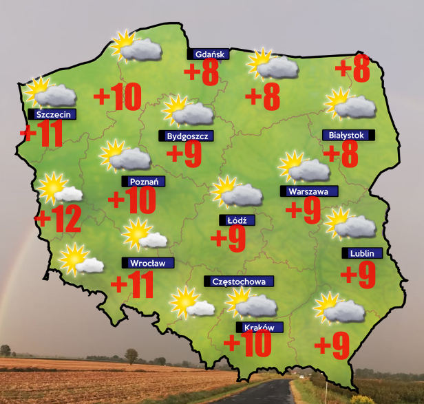 Pogoda- jutro jeszcze chłodniej a nad ranem do -5 stopni