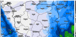 Suma opadów do 14 kwietnia