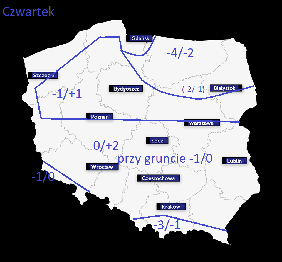 Alert przymrozkowy- będzie nawet -5 stopni na wysokości 2 metrów 3