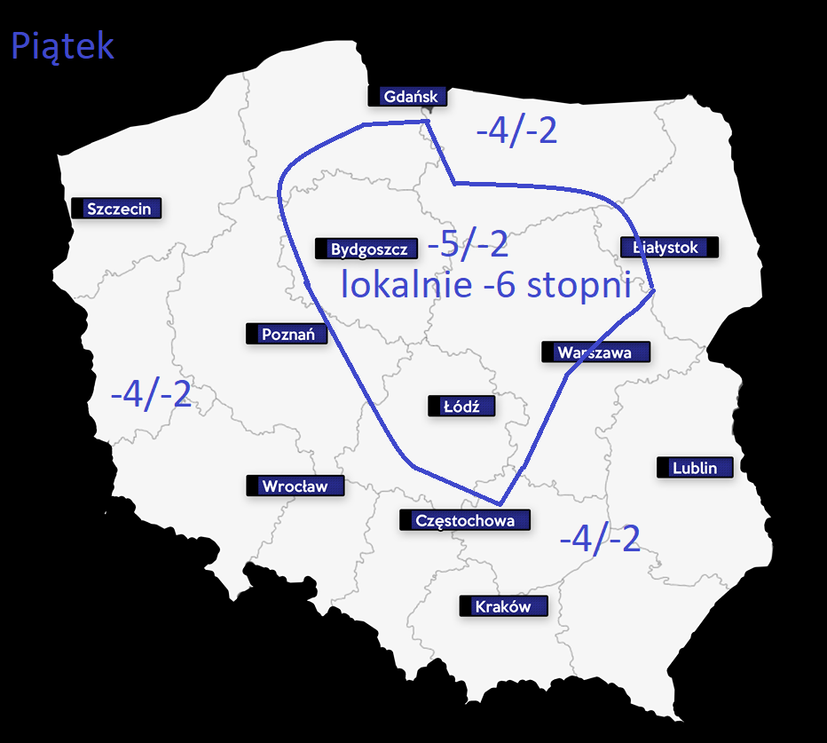 Alert przymrozkowy- będzie nawet -5 stopni na wysokości 2 metrów 4