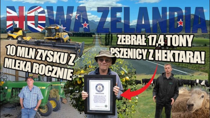rolnictwo w Nowej Zelandii
