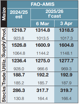 Ceny zbóż: FAO podnosi podaż i zapasy dla obecnego sezonu. Co nas czeka w sezonie 2026/27? 2