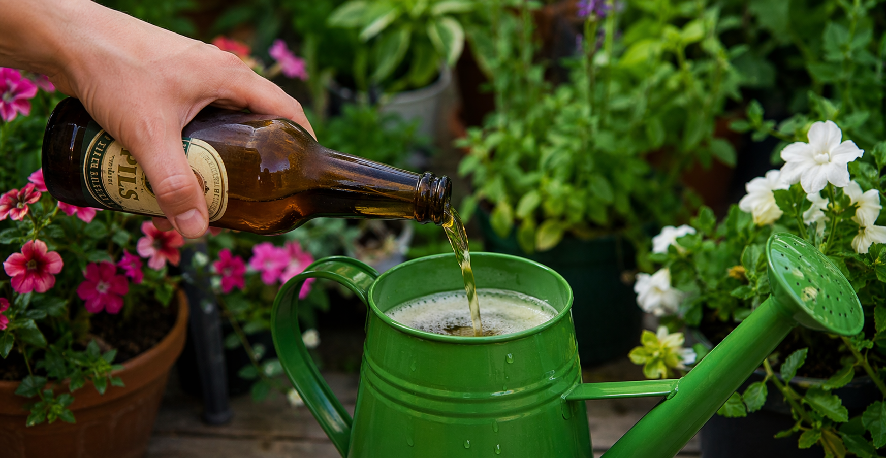 Podlej rośliny piwem i zobacz, co się stanie. Sekret ogrodników, który zaskakuje