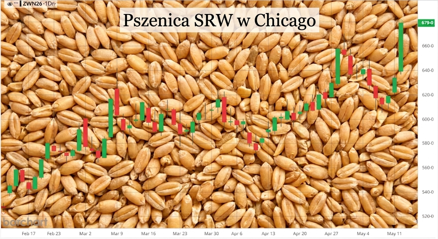 Cena pszenicy wystrzeliła we wtorek – szokujące dane USDA o zbiorach w USA