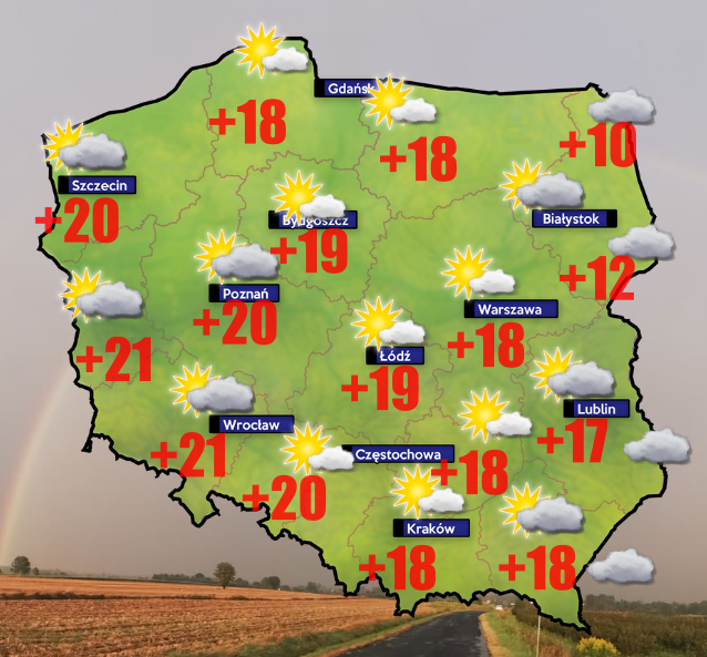 Pogoda 10 maja