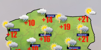 Pogoda 15 maja