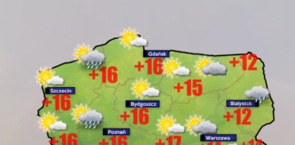 Pogoda 16 maja