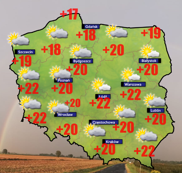 Pogoda- w centrum kraju z powodu suszy żniwa wciąż są zagrożone