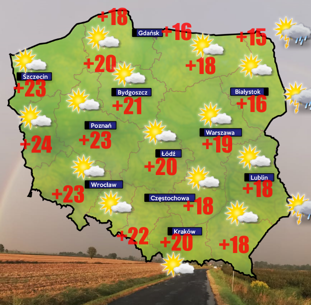 Pogoda 29 maja- przymrozki od Łodzi po Płock, Sierpc, Lubawę