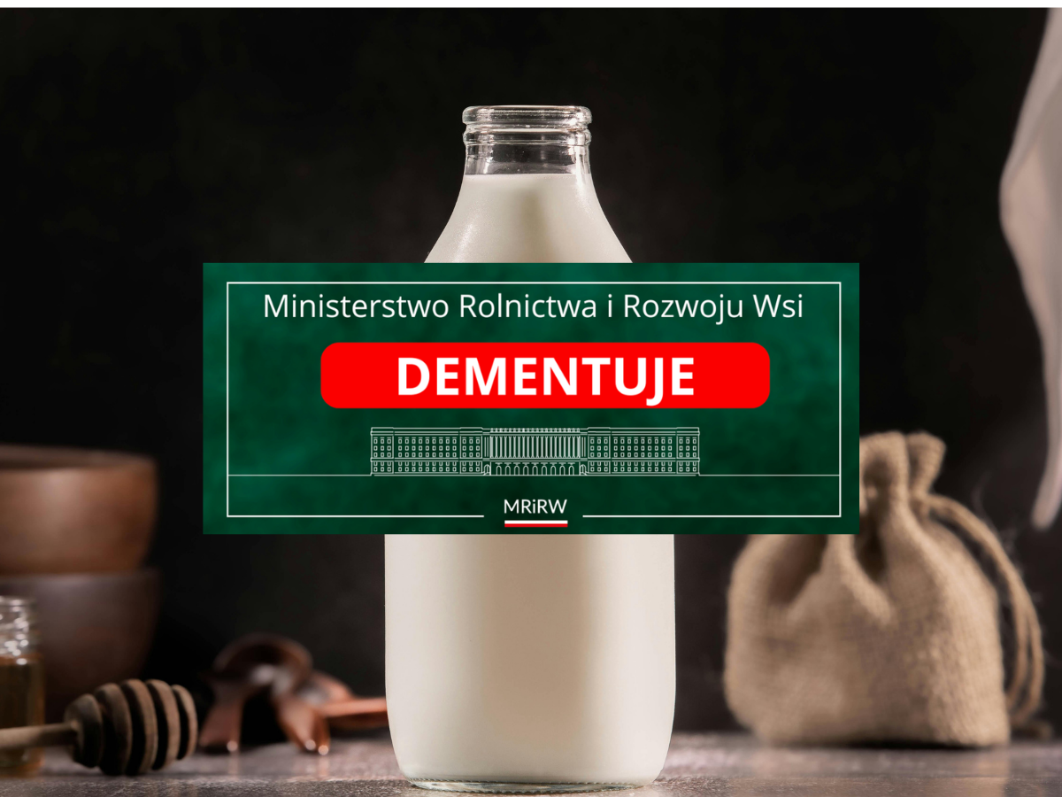 Eksport nabiału do Brazylii bez przeszkód. Resort rolnictwa dementuje fake newsy!