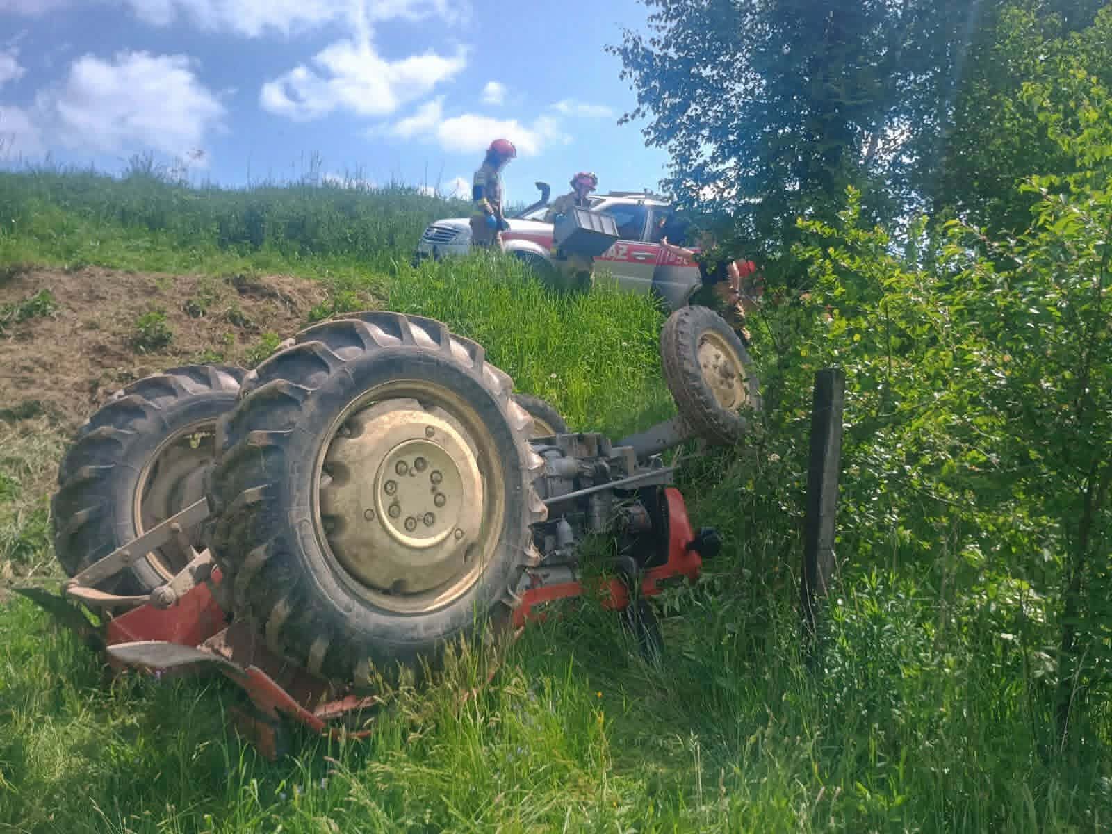 Śmiertelny wypadek w Przysietnicy: 33-letni rolnik przygnieciony przez ciągnik