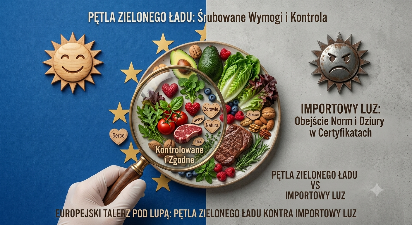 Europejski talerz pod lupą, czyli pętla Zielonego Ładu kontra importowy luz