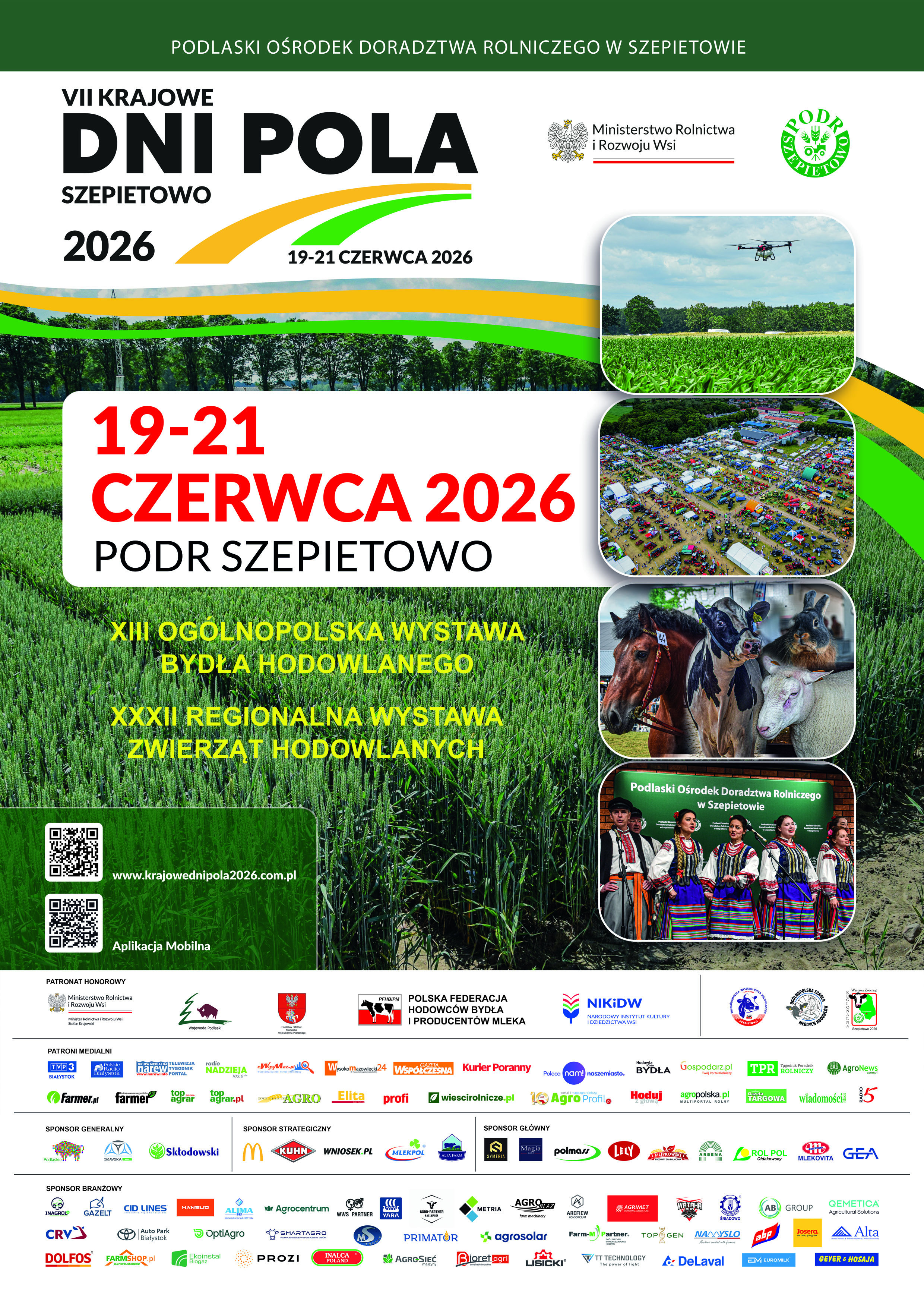 VII Krajowe Dni Pola 2026. Szepietowo zaprasza rolników z całej Polski