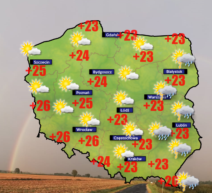 Pogoda 2 czerwca- ciepło i słonecznie