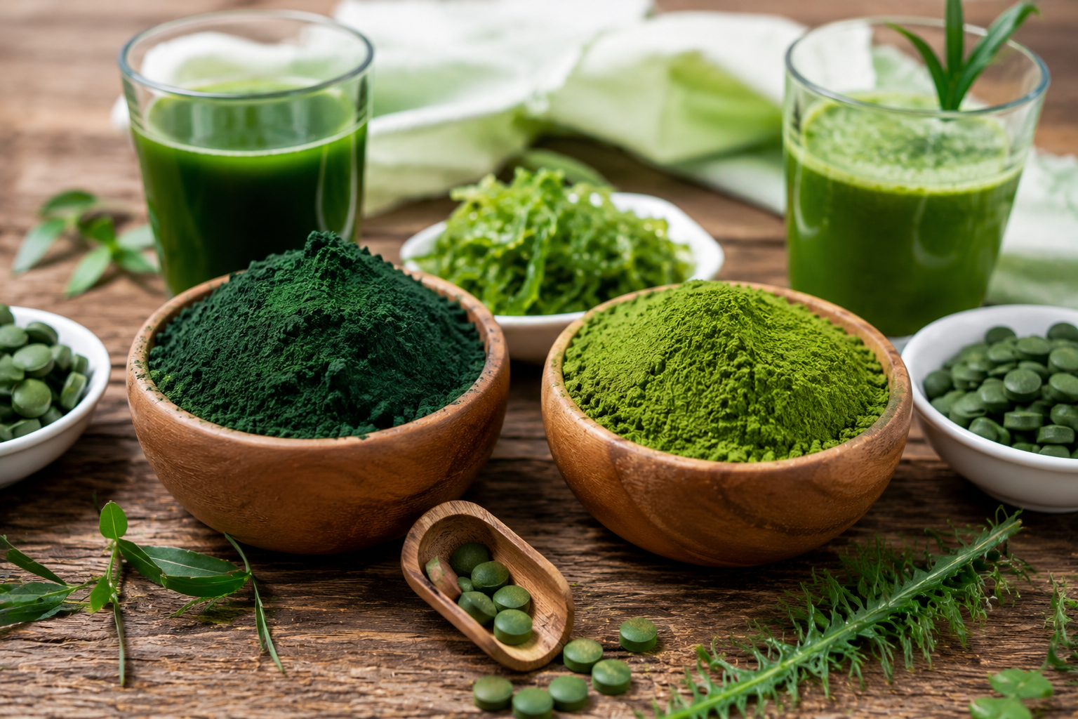 Spirulina i chlorella razem działają lepiej? Poznaj różnice i korzyści tego zielonego duetu